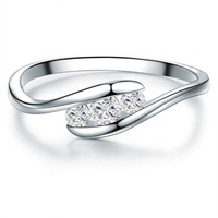 Trilani Ring Sterling Silber Topas in 50 Damen