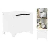 VidaXL Truhe mit Deckel RANA Weiß 60x49x54 cm Massivholz