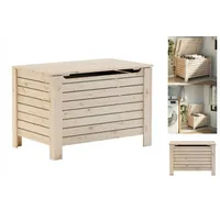 VidaXL Truhe mit Deckel RANA 80x49x54 cm Massivholz Kiefer