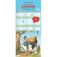 DuMont Buchverlag DUMONT - Kuh Lieselotte 2025 Familienkalender, 22x49,5cm,