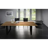 SIT Möbel SIT "Tops&Tables", schwarz natur 56 mm Massivholz,