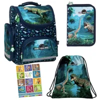 Goldkids Schulranzen für Jungen und Madchen, 4er-Set - Schul-Rucksack