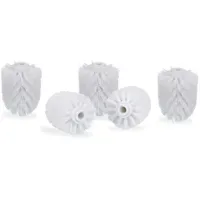 Relaxdays WC Bürstenkopf im Set, lose Toilettenbürsten, 12mm Gewinde,