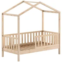 Vipack Hausbett Junior ca. 70x140 cm Naturfarben