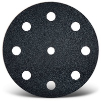 MENZER - Black Klett-Schleifscheiben, 125 mm, 9-Loch, f. Exzenterschleifer,