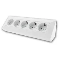 ChiliTec Schuko-Steckdose 5-fach Weiß