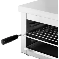 Royal Catering RCPES-280 Salamander Grill Tischgrill, Silber