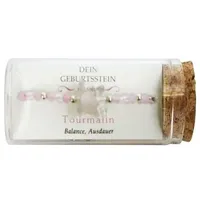 Jojo 'Oktober' Geburtsstein Armband im Gläschen