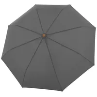 Doppler Stockregenschirm Long Automatic grau