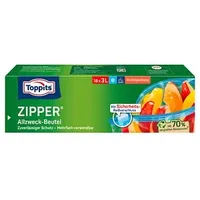 Toppits 18 Toppits Gefrierbeutel ZIPPER 3,0 l