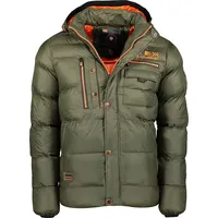 Geographical Norway Herren Stepp Winterjacke Citernier warm mit Kapuze,