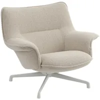 Muuto Doze Lounge Chair low back, swivel base, hearth