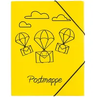 Pagna Sammelmappe Postmappe DIN A4 gelb,