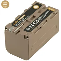 JUPIO NP-F750 Ultra C (USB-C input) 6700mAh