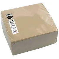 ProNappe Servietten beigebraun 2-lagig 38,0 x 38,0 cm, 40