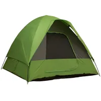 Outsunny Autozelt, Campingzelt Reisezelt, für 4-5 Personen, Glasfaser Polyester,