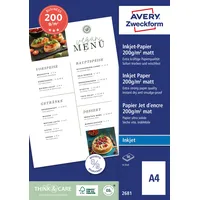 Avery Zweckform Fotopapier 2681 DIN A4 matt 200 g/qm
