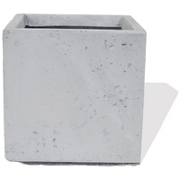 Köhko Köhko® Blumenkübel aus Fiberglas Pflanztopf 26x26x26 cm Elfenbeinfarben