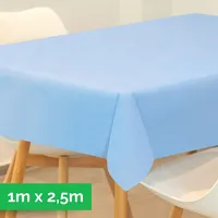 Sensalux Tischdecke aus stoffähnlichem Vlies, 1m x 2,50m Hellblau