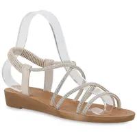 VAN HILL Damen Riemchensandalen in Beige