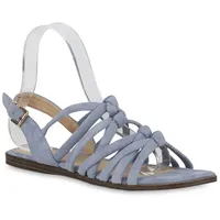 VAN HILL Damen Riemchensandalen in Blau