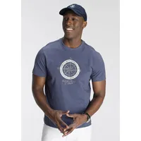 Delmao T-Shirt DELMAO, Herren, Gr. 3XL (64/66), blau (indigo