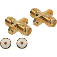 DeLock 89980 89980 SMA-Adapter SMA-Buchse - SMA-Buchse 1St.