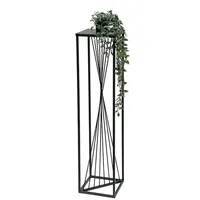 DanDiBo Ambiente DanDiBo Blumenhocker Metall Schwarz Eckig cm Blumenständer