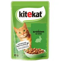 Kitekat Portionsbeutel mit Kaninchen in Sauce Nassfutter für Katzen