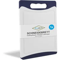 MaxxGoods Schneidebrett Kunststoff mit Saftrille & Griff - Antibakteriell