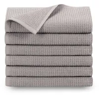 ZOLLNER Handtuchset 50 x 70 cm grau 6-tlg.