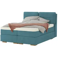 Wohnwert Boxspringbett mit Bettkasten Dormian Besta ¦ türkis/petrol ¦