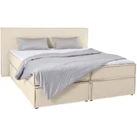 LeGer Home by Lena Gercke Boxspringbett "Yuma", beige, B:213cm
