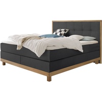 Hasena Chalet Boxspringbett 140-180 cm braun Anthrazit, Liegefläche:160 x
