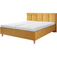 Alina Polsterbett ALINA "Ricardo", gelb (gelb xbo 5), B:176cm