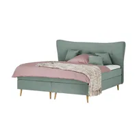 Deinbett Boxspringbett ¦ türkis/petrol ¦ Maße (cm): B: H: