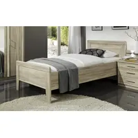 Wiemann Holzbett »Meran«, beige (eiche, sägerau), B:108cm H:88cm L:207cm,