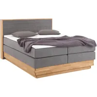 Home Affaire Boxspringbett HOME AFFAIRE "Cavan", grau (anthrazit), L:220cm,
