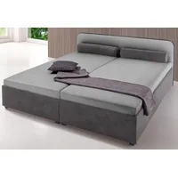MAINTAL Polsterbett MAINTAL, grau (grau, anthrazit), B:187cm L:211cm, Betten,