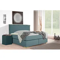 Home Affaire Boxspringbett HOME AFFAIRE "»Marlou«", blau, B:141cm L:208cm,