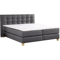 Home Affaire Boxspringbett HOME AFFAIRE "Moulay", grau (anthrazit), B:174cm