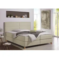 Home Affaire Boxspringbett HOME AFFAIRE "Caria", beige (creme, beige),