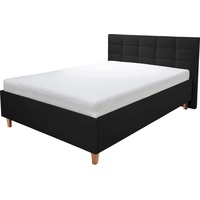 Alina Polsterbett ALINA "Ricardo", schwarz (schwarz tls 10), B:176cm