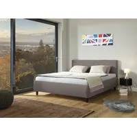 Alina Polsterbett ALINA "Pepe", grau (quarzgrau tls 29), B:187cm