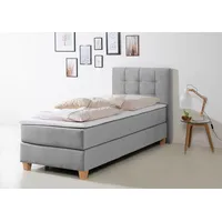 Home Affaire Boxspringbett HOME AFFAIRE "Moulay", grau, B:104cm L:211cm,