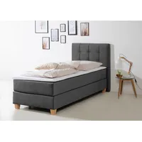Home Affaire Boxspringbett HOME AFFAIRE "Moulay", grau (anthrazit), B:104cm