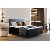 Fun Möbel Boxspringbett Schlafzimmerbett ROCIO Nr.5 Delux 160x200cm in