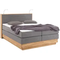 Home Affaire Boxspringbett HOME AFFAIRE "Cavan", grau (anthrazit), B:164cm