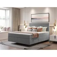 Fun Möbel Boxspringbett Schlafzimmerbett ROCIO Nr.1 Premium 140x200cm in