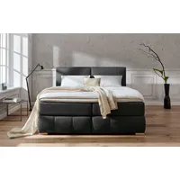 Home Affaire Boxspringbett HOME AFFAIRE "Wehma", grau (anthrazit), B:170cm